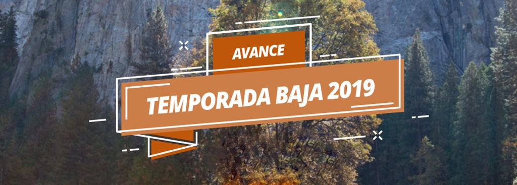 TEMPORADA BAJA 2019: HOTELES Y PAQUETES