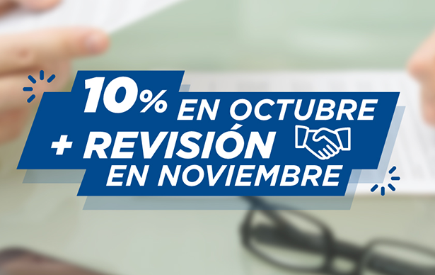 ¡Logramos adelantar el 10% de aumento y activar la cláusula de revisión!