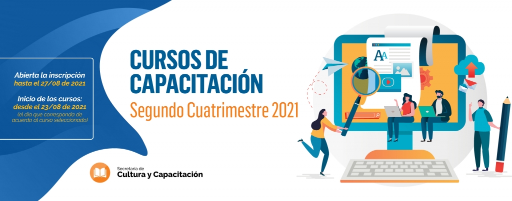 ¡COMIENZA LA INSCRIPCIÓN PARA LOS CURSOS DE CULTURA Y CAPACITACIÓN - SEGUNDO CUATRIMESTRE!