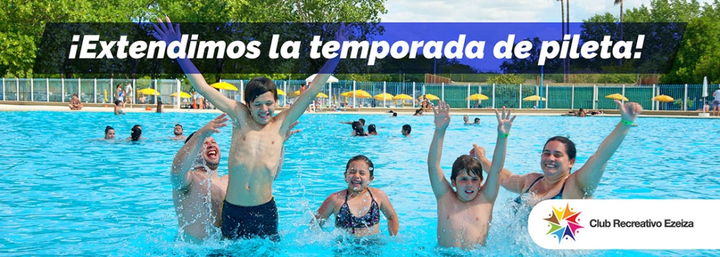 ¡Extendemos la temporada de pileta en el Club Recreativo Ezeiza!