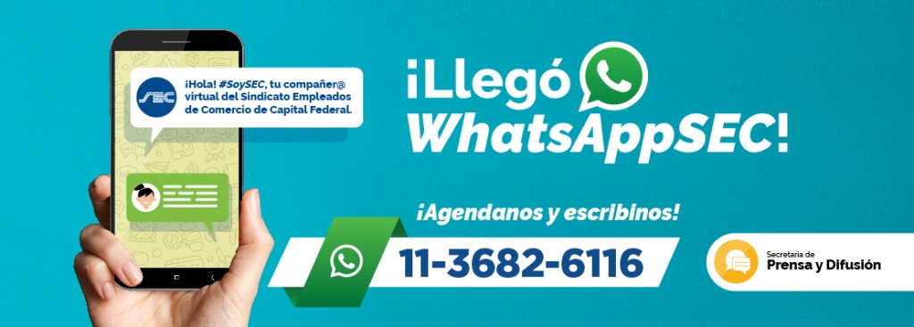 ¡LLEGÓ WHATSAPP SEC!