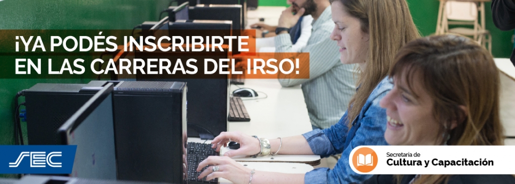 ¡YA PODÉS INSCRIBIRTE EN LAS CARRERAS DEL IRSO!