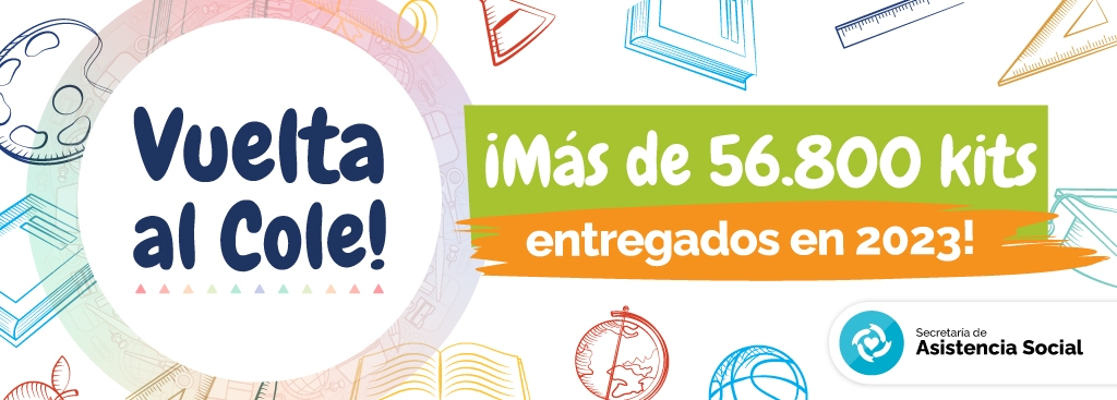 Vuelta al Cole: ¡Más de 56800 kits entregados en 2023!