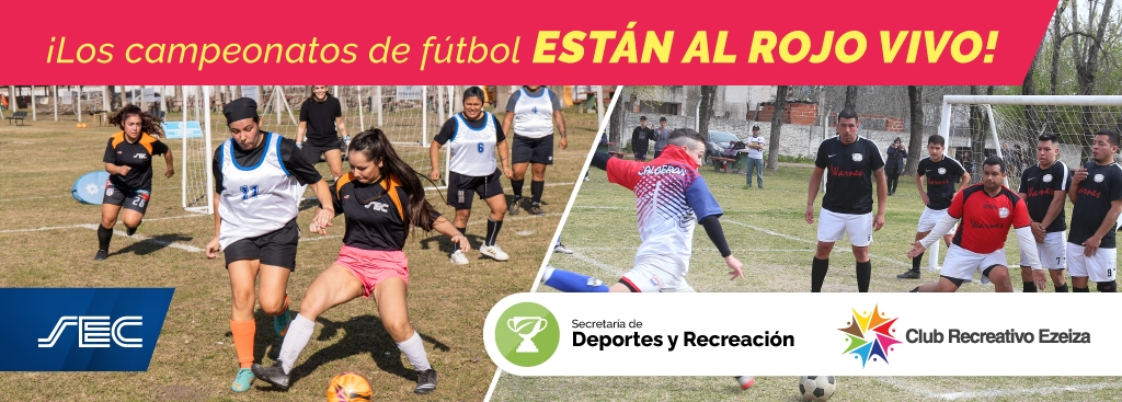 ¡Los campeonatos de fútbol están al rojo vivo!