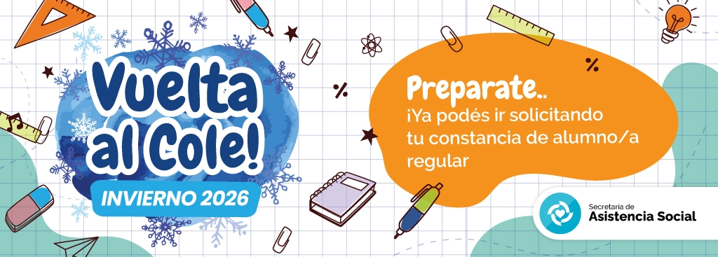 ¡PREPARATE PARA LA VUELTA AL COLE INVIERNO 2026!