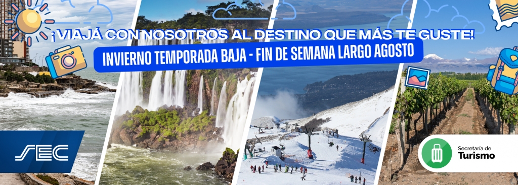 ¡VIAJA CON NOSOTROS AL DESTINO QUE MÁS TE GUSTE! 